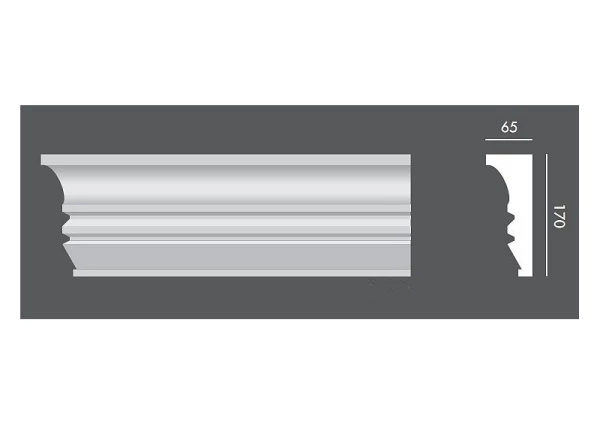 Lekki, solidny na lata profil zewnętrzny MW.102 - ozdobna trwała elewacja.