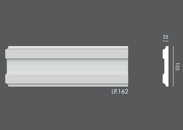 Ozdobny profil zewnętrzny elewacyjny MW.162 - trwały gzyms elewacyjny.