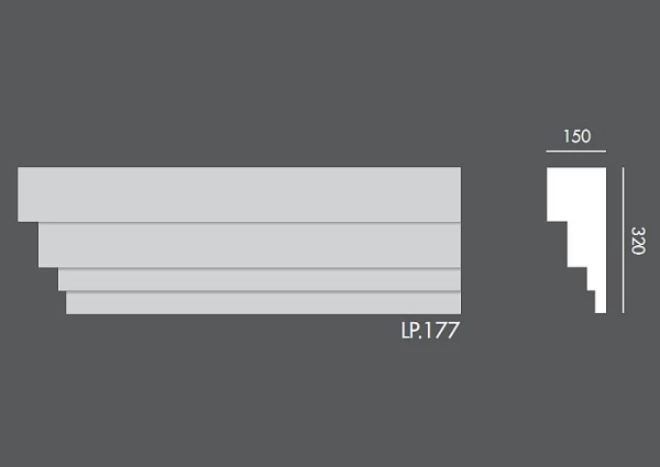 Trwałe wykończenie zewnętrzne elewacji, profil MW.177 - ozdoba budynków.