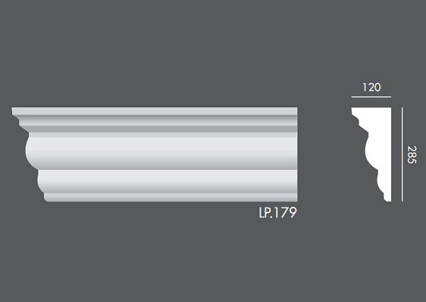 Elegancki, ozdobny profil zewnętrzny MW.179 - trwała fasada elewacyjna.