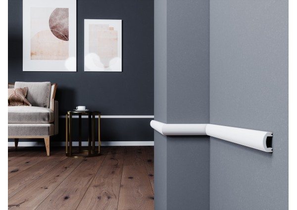 Intenpro line B5203 Biała listwa ścienna