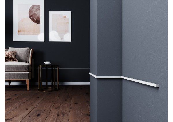 Intenpro line B34 Biała listwa ścienna