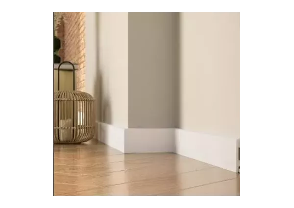 PF080 DuroFit Premium Floor Listwa RAL 9003 SuperWhite 8 cm