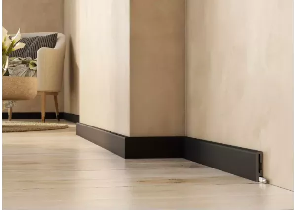 PF060B DuroFit Premium Floor Listwa czarna 6 cm