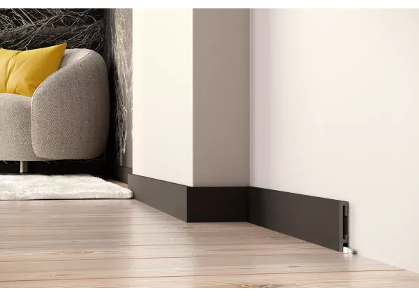 PF081B DuroFit Premium Floor Listwa czarna 8 cm
