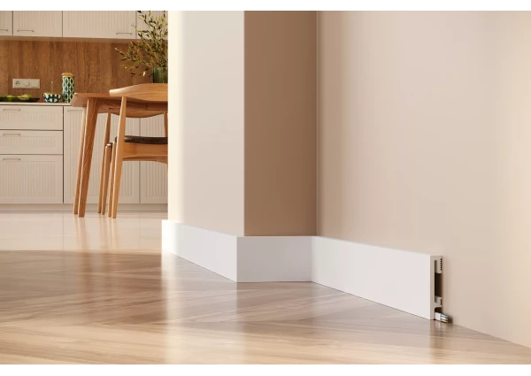 PF081 DuroFit Premium Floor Listwa biała 8 cm
