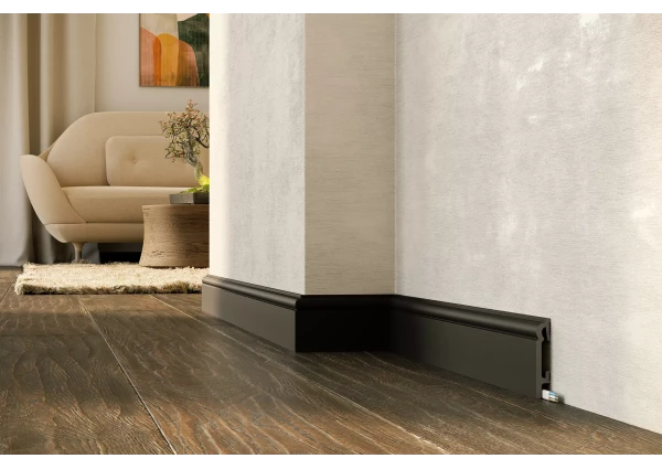 Premium Floor Listwa Durofit PF082B czarna 8 cm