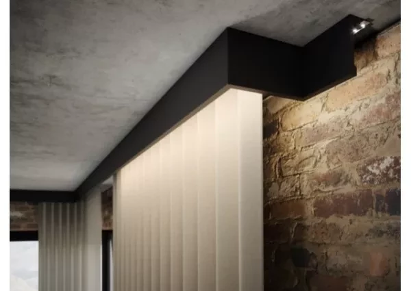 LK-01 czarna listwa karniszowa Creativa - listwy gzymsowe Creativa