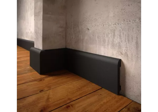 Creativa listwa przypodłogowa LPC-11 RAL9005 czarna