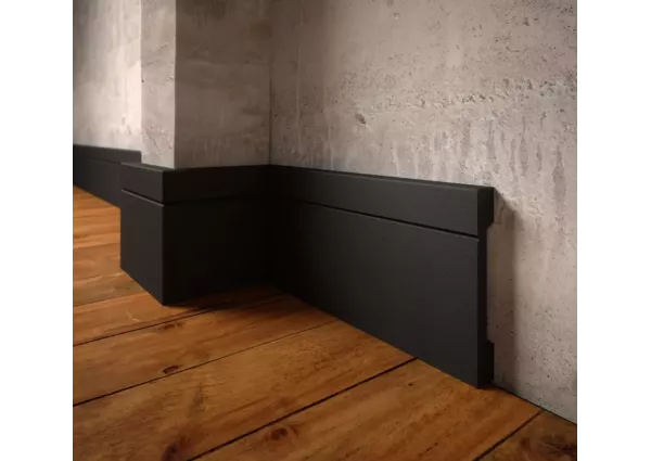 Creativa listwa przypodłogowa LPC-20 RAL9005 czarna