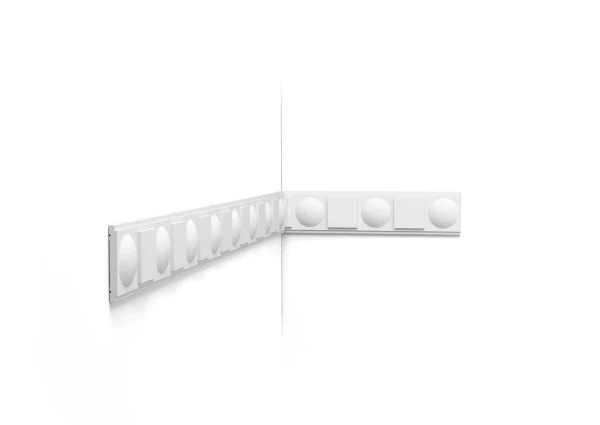 Listwa ścienna ORAC DECOR P9902 z geometrycznym wzorem