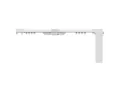 Aluminiowy Teleskopowy Karnisz Elektryczny Creativa 180 cm - 300 cm