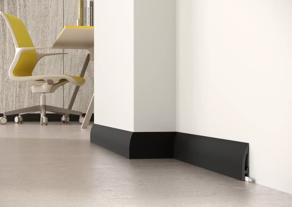 Premium Floor Listwa Durofit PF083B czarna 8 cm