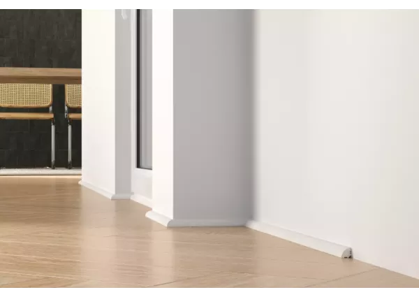 PF015 DuroFit Premium Floor Ćwierćwałek- Listwa RAL 9003 SuperWhite