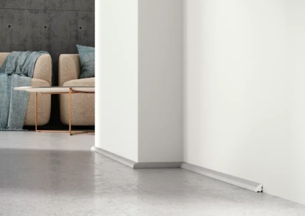 Listwa przypodłogowa PF015G RAL 7047 | DuroFit Premium Floor