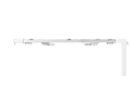 Teleskopowy Karnisz Elektryczny 180 cm - 300 cm z zasilaniem bateryjny